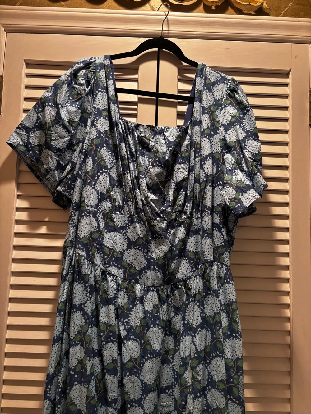 Ivy City Co Tate Dress in Blue Floral - Picture 4 of 5